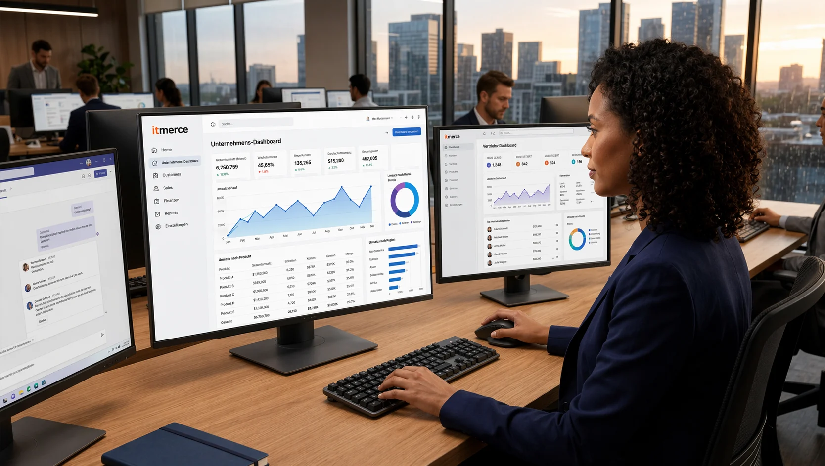 Leistungsstarke Windows Apps und Unternehmens-Dashboard